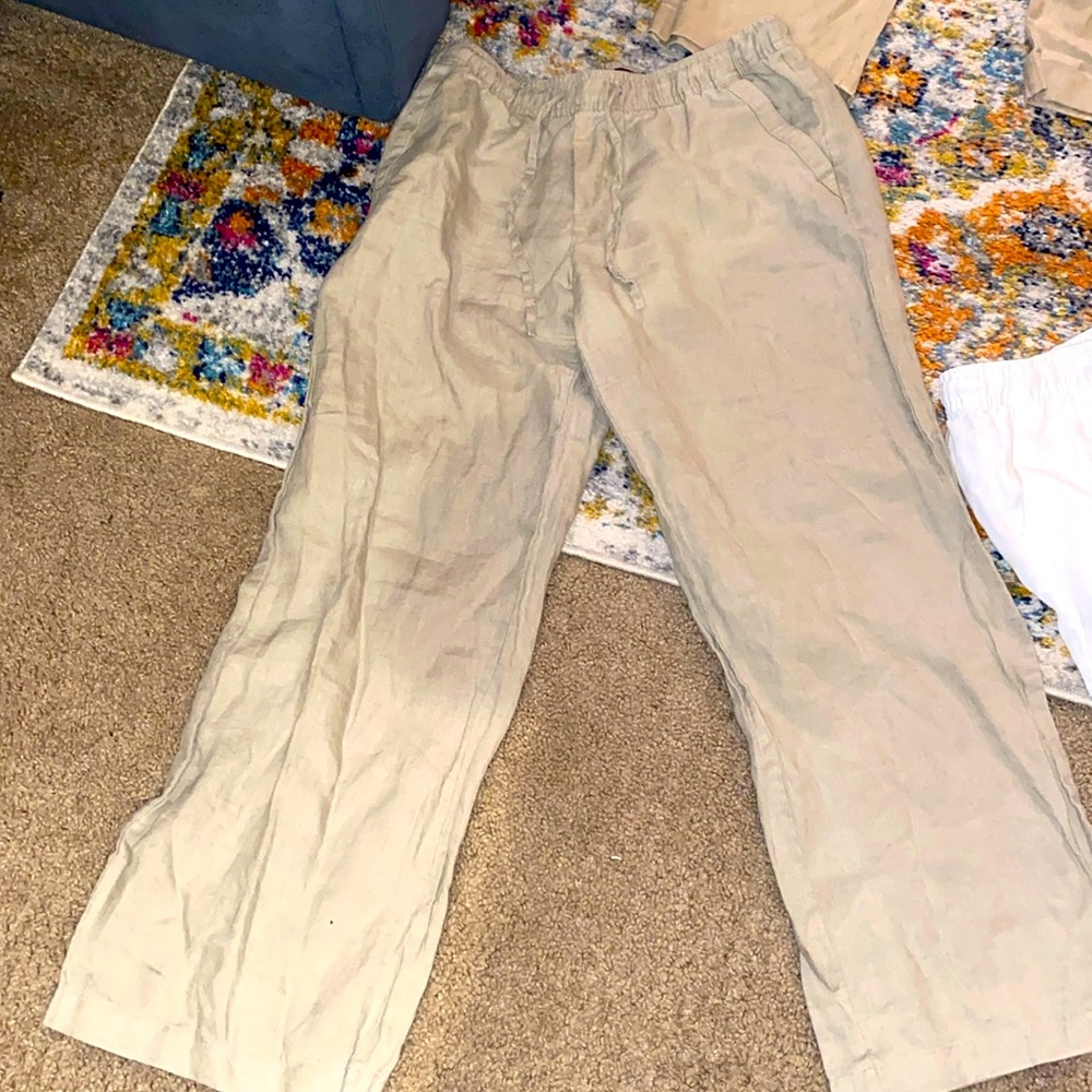 Excellent condition linen pants from Merona